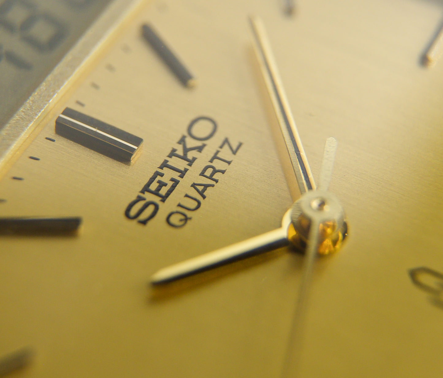 1983 Seiko Gold Toned Chronograph Digital Men's Wrist-Watch