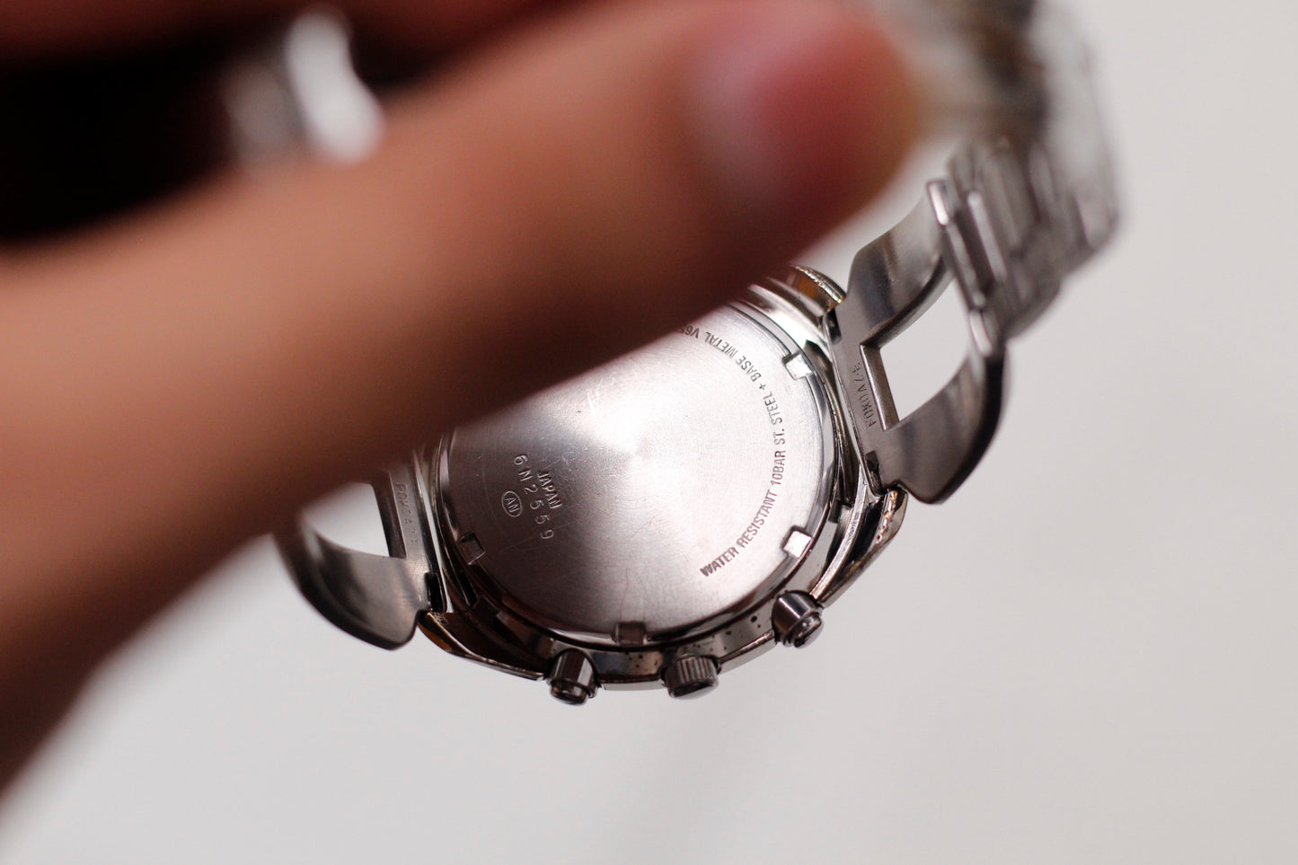 2006 Alba 'AKA' Quartz Sky Blue Sunburst Dial Chronograph Men's Wrist-Watch