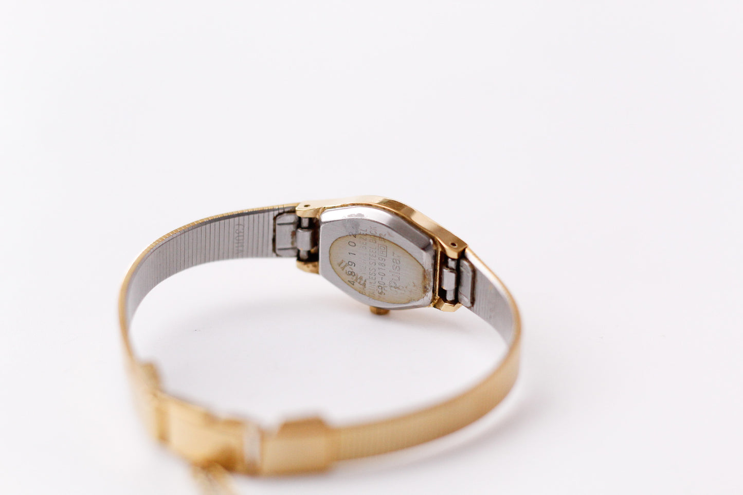 1994 Pulsar Quartz Brilliant Golden Sunburst Dial Ladies' Wrist-Watch