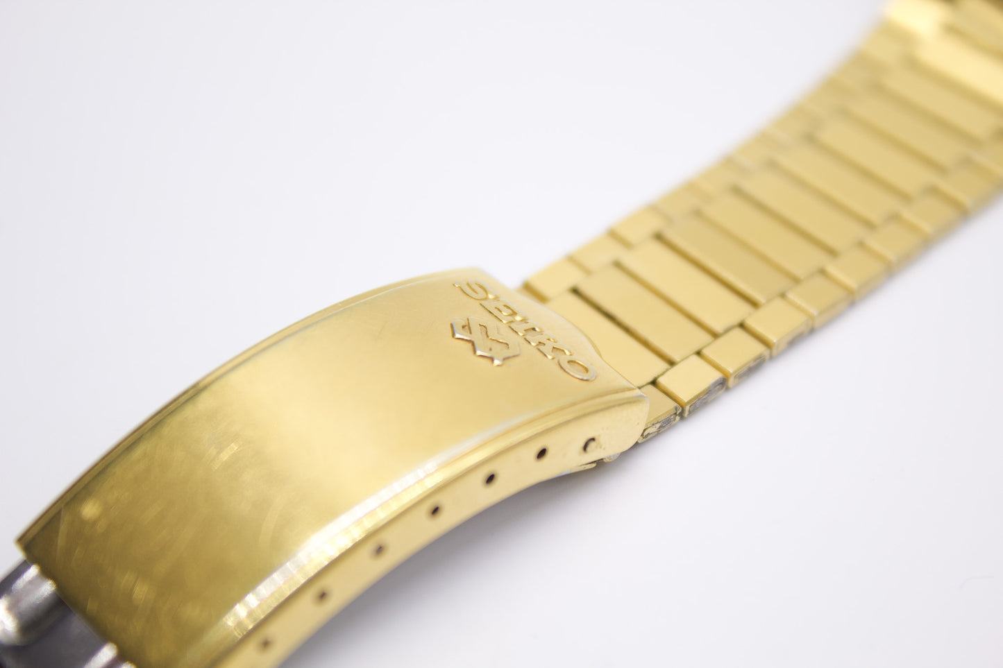 1981 Seiko SQ Chocolate Dial Beveled Crystal Men's Wrist-Watch