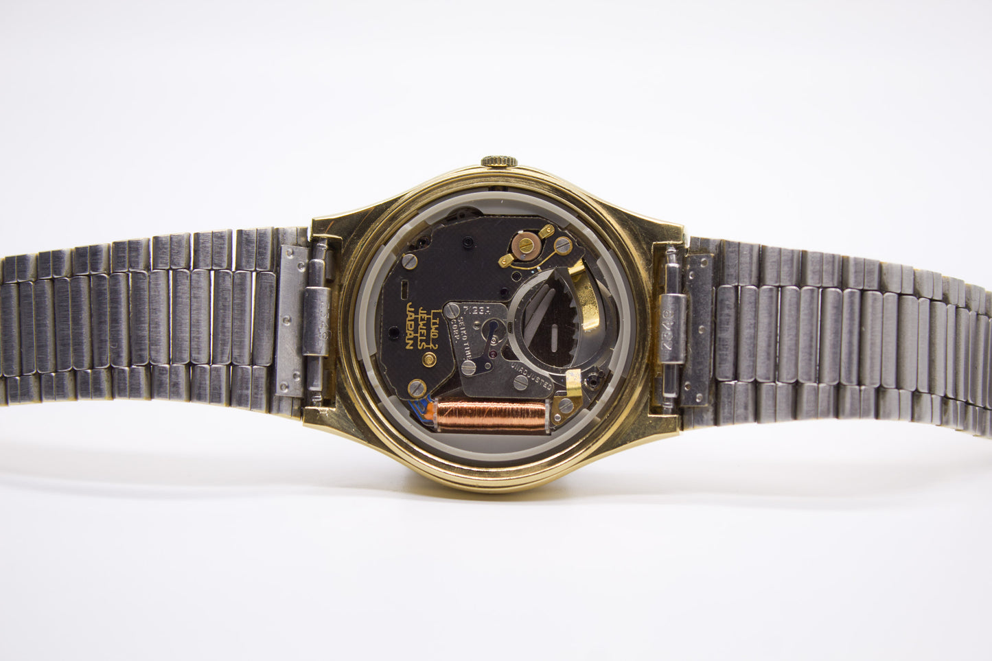 1981 Seiko SQ Chocolate Dial Beveled Crystal Men's Wrist-Watch