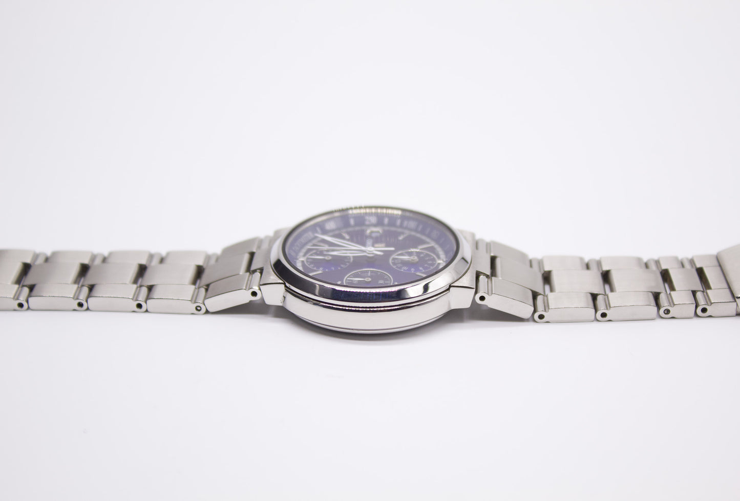 2002 Seiko LK Royal Blue Dial Quartz Chronograph Woman's Wrist-Watch