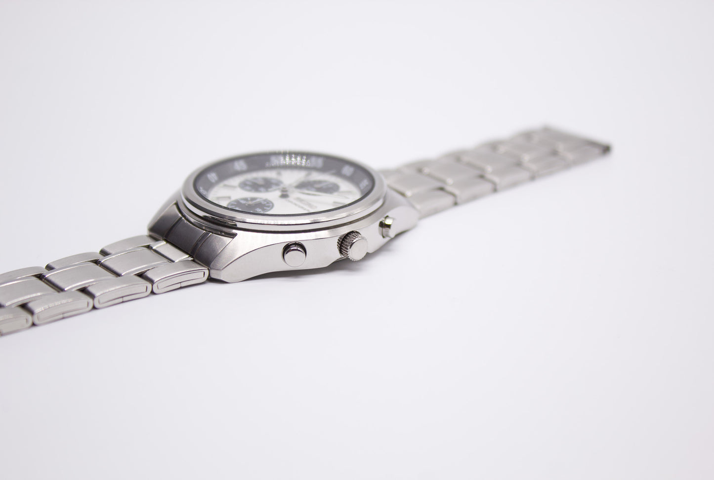 2005 Seiko Quartz Panda Chronograph Men's Wrist-Watch