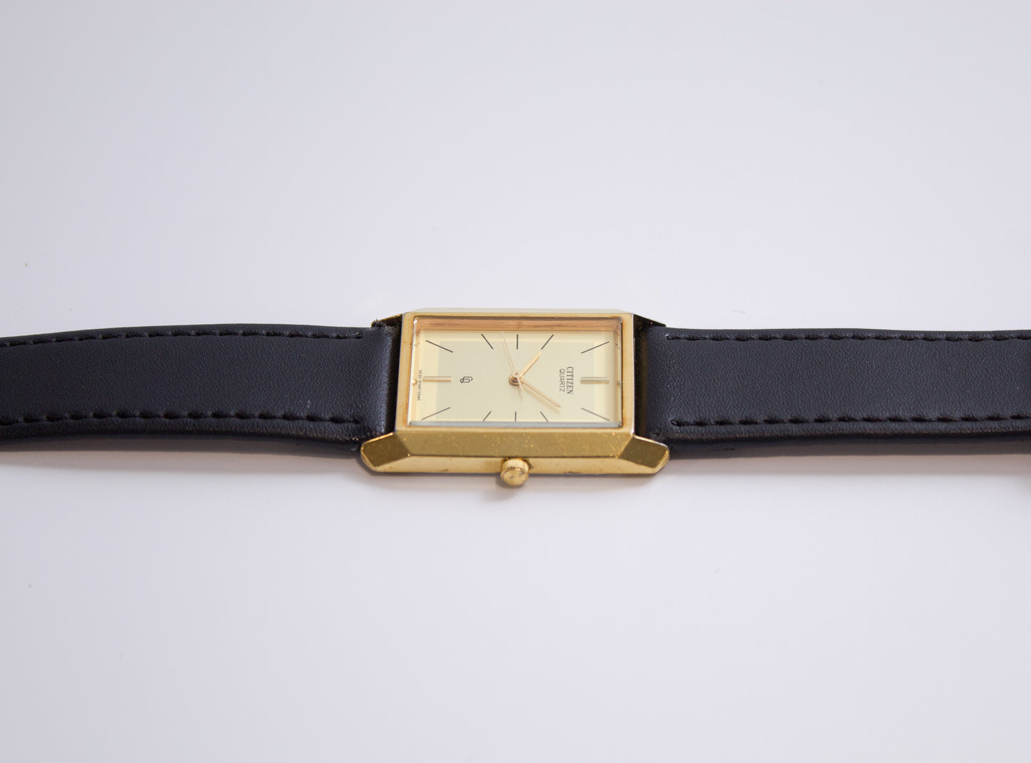 1990s Citizen Golden Tank Men's Wrist-Watch