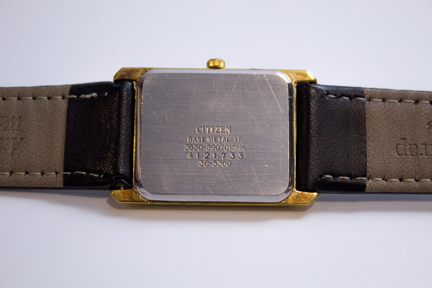 1990s Citizen Golden Tank Men's Wrist-Watch