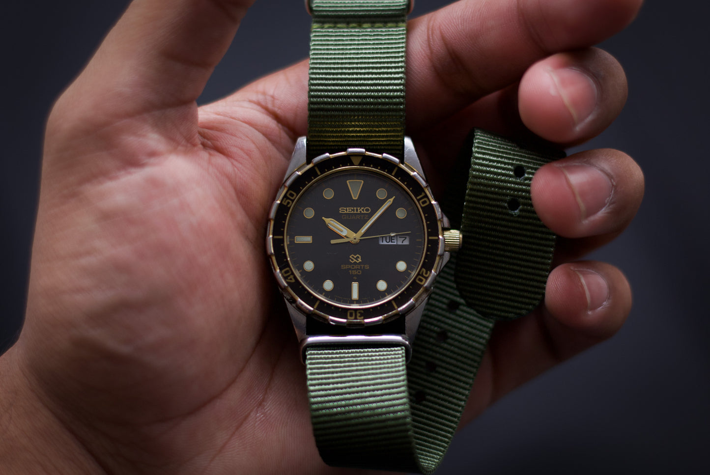1989 SQ Sports 150 'Bottle Cap' Men's Wrist-Watch