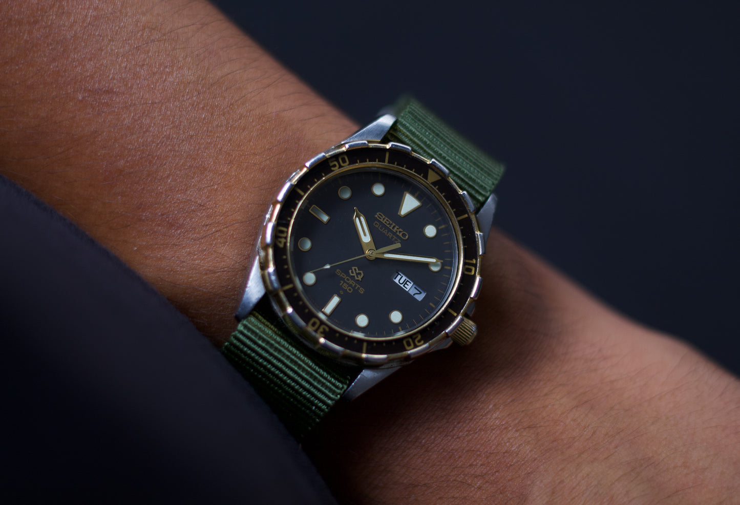 1989 SQ Sports 150 'Bottle Cap' Men's Wrist-Watch