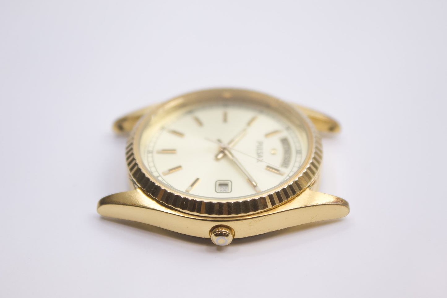 1990s Pulsar Gold Toned Presidential Men's Wrist-Watch