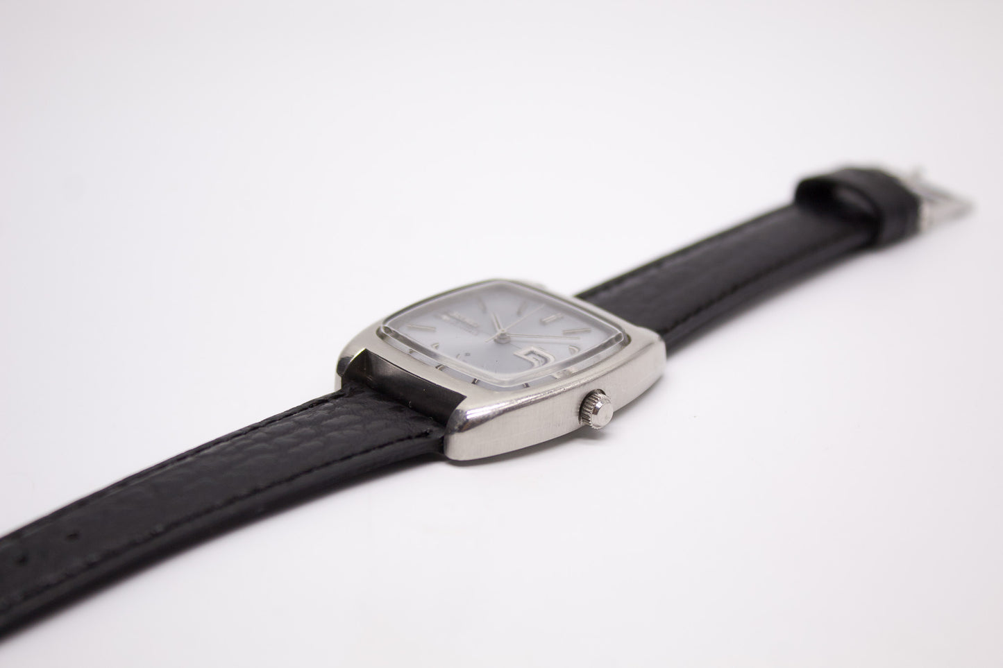 1971 Seiko Lord-Matic Metallic Blue Sunburst Dial Men's Wrist-Watch