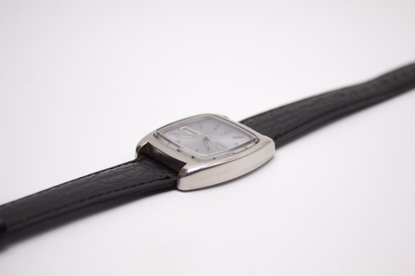 1971 Seiko Lord-Matic Metallic Blue Sunburst Dial Men's Wrist-Watch