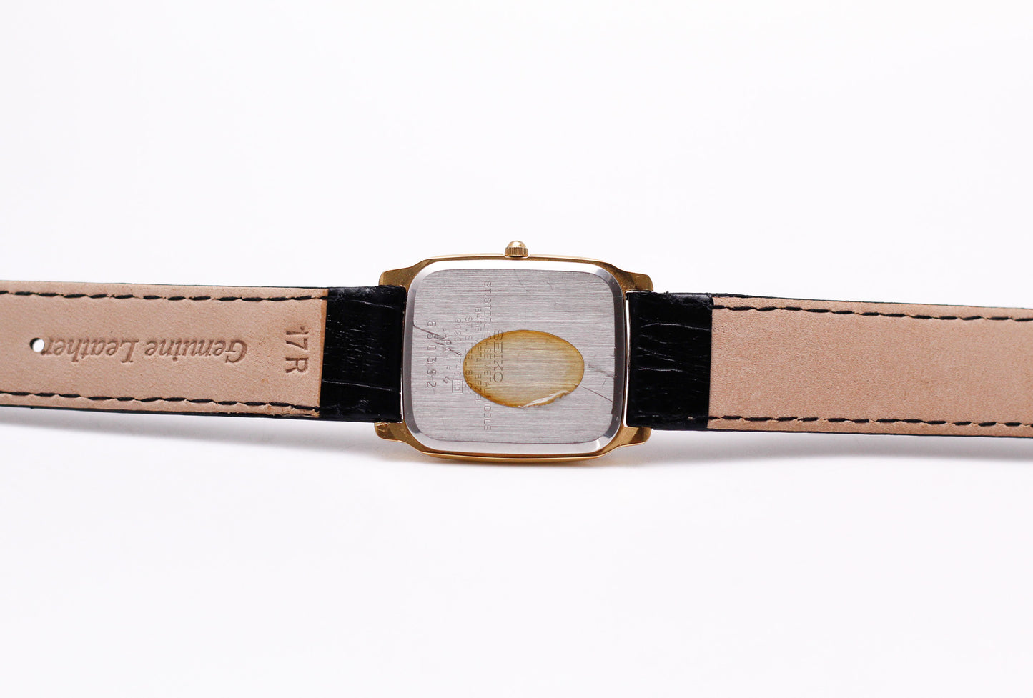 1986 Seiko Quartz Light White Dial Two Tone Case Men's Wrist-Watch