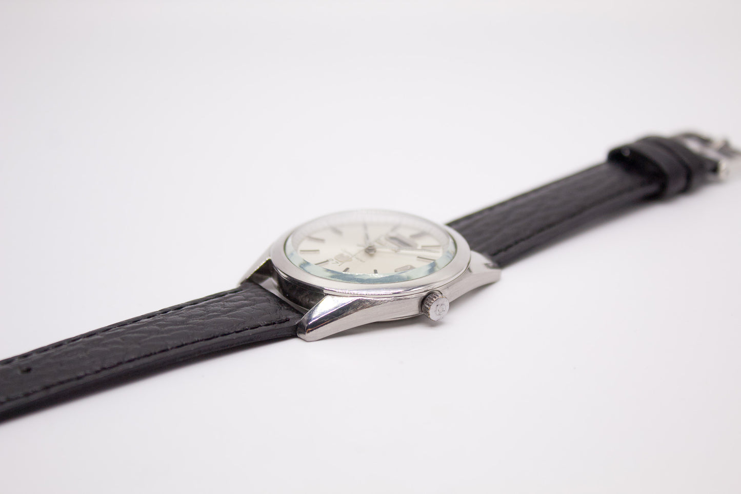 1967 Citizen Automatic Crystal 7 Silver Sunburst Dial Men's Wrist-Watch