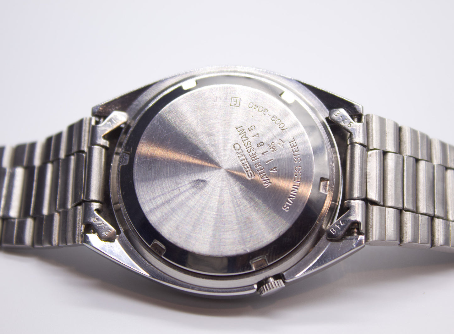1994 Seiko 5 Deep Gray Dial Men's Automatic Wrist-Watch
