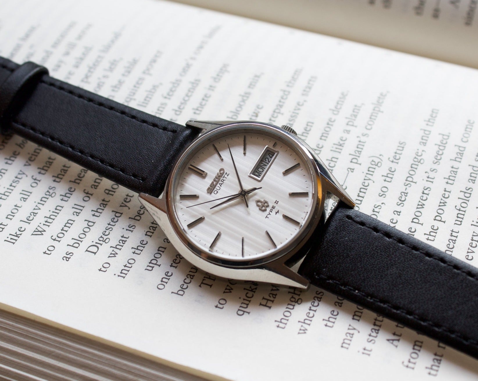 1970s 'Baby King Seiko' Type II Quartz Industrial Ivory Dial Men's