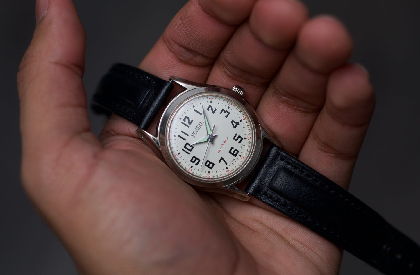 1990s Fossil Hi-Beat Mechanical Men's Watch
