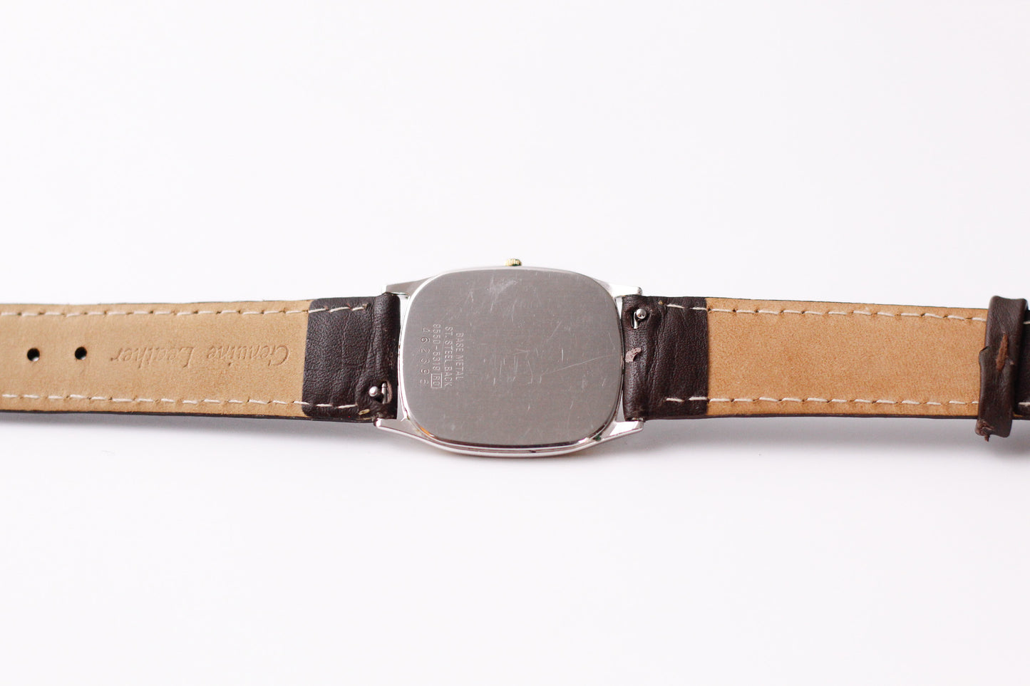 1984 Seiko Lassale Quartz Textured Gray Dial Two Tone Men's Wrist-Watch