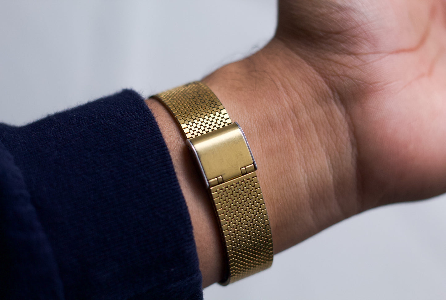 1986 Seiko 'Tank' Gold Toned Men's Wrist-Watch