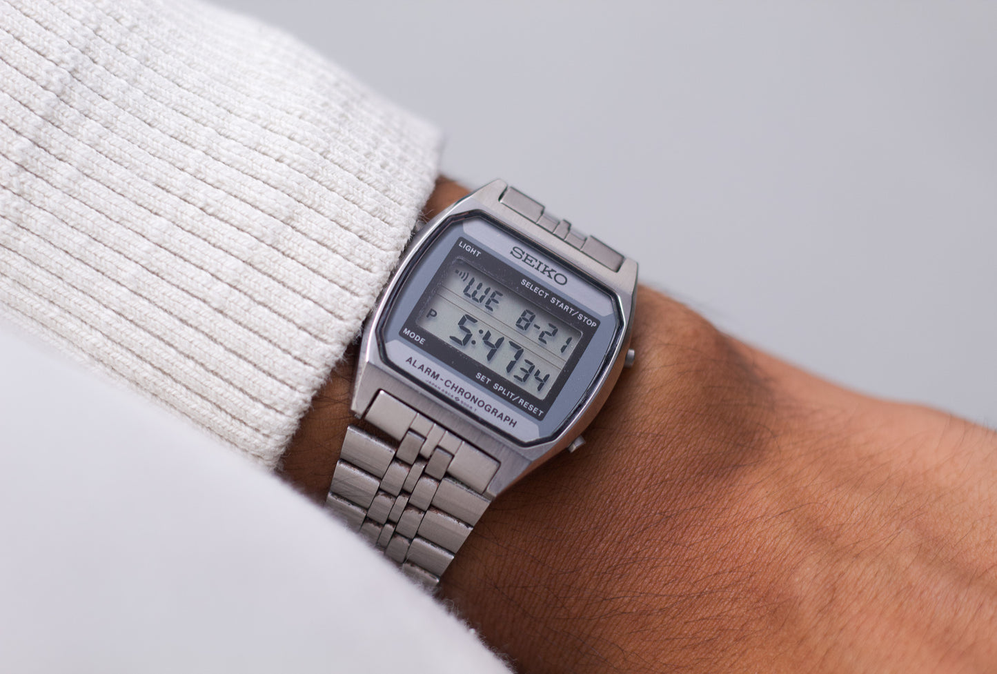 1985 Seiko Digital Chronograph-Alarm Men's Wrist-Watch