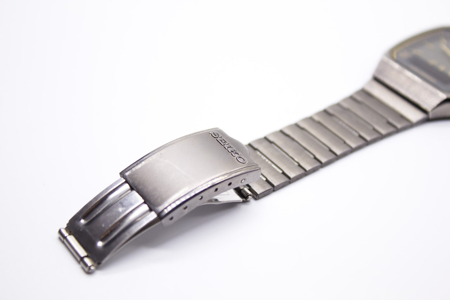 1993 Seiko Ana-Digi Gun Metal Black Men's Wrist-Watch
