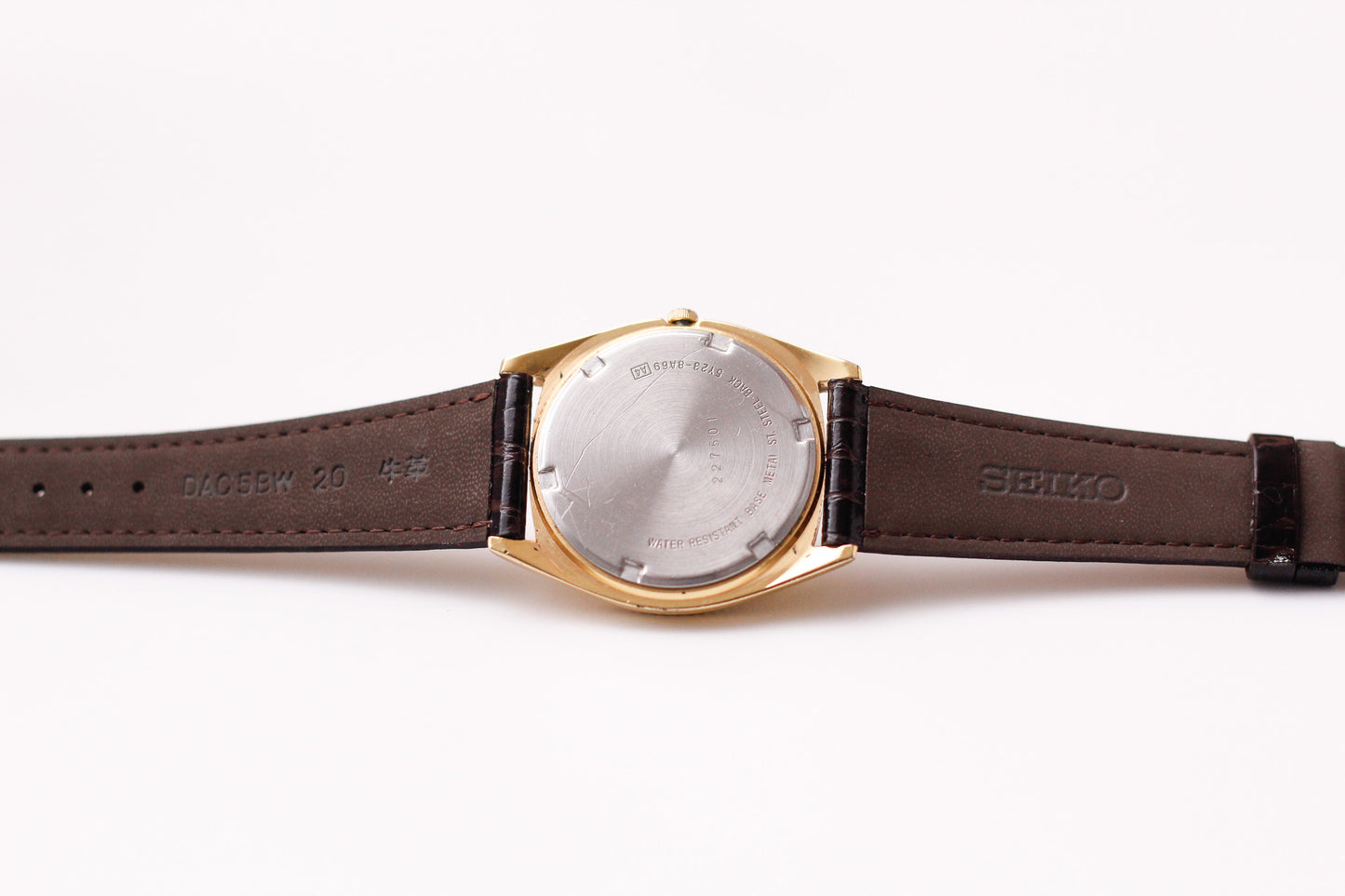 1992 Seiko SQ Baby Day-Date Men's Wrist-Watch