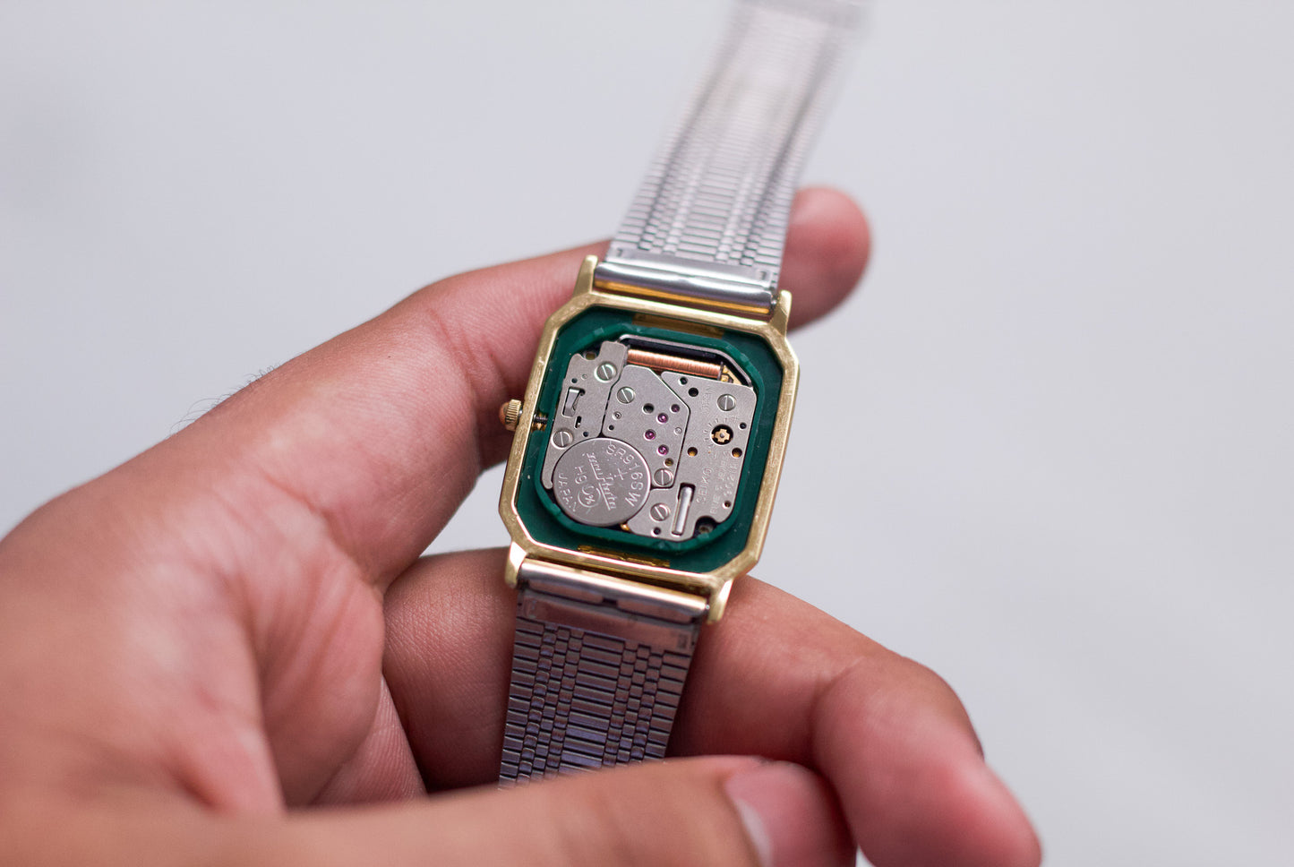 1986 Seiko Tank Golden Sunburst Men's Wrist-Watch