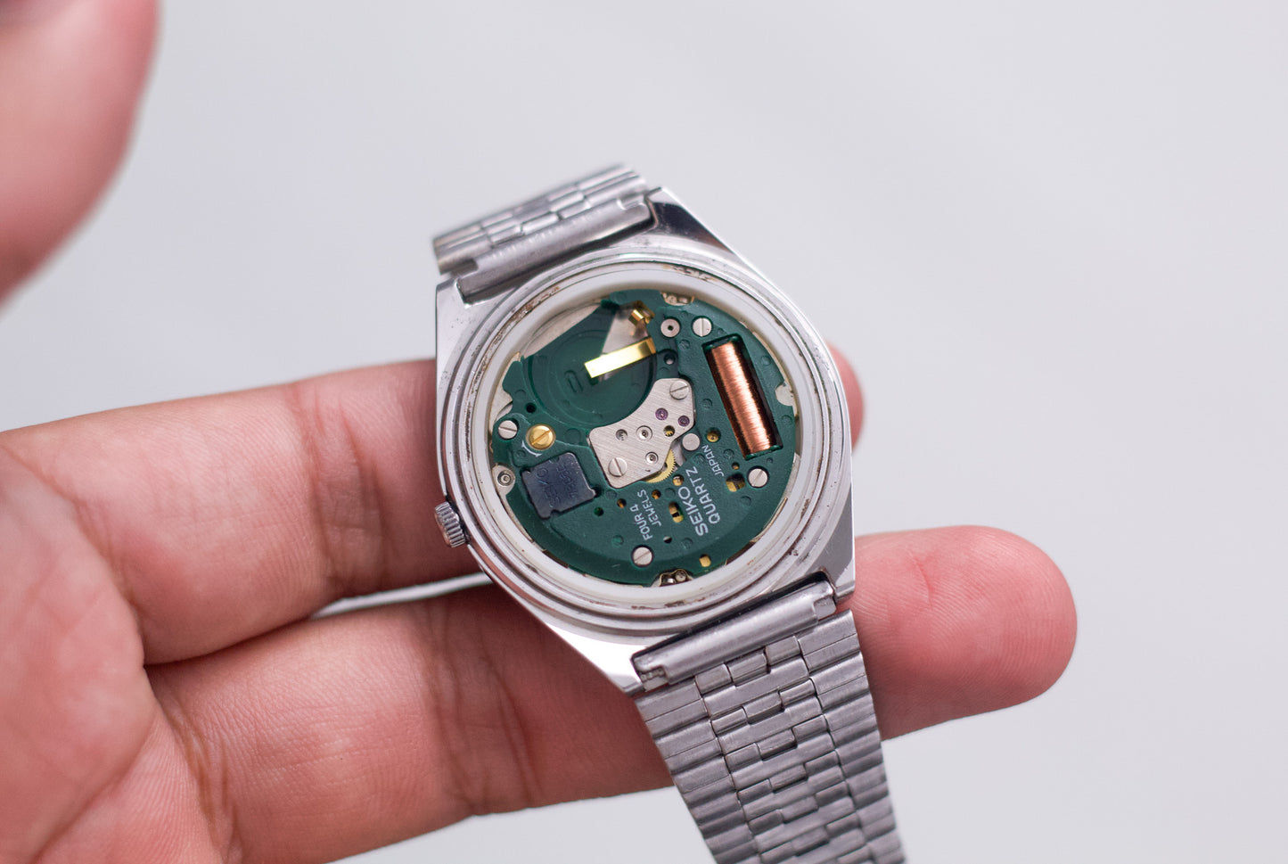 Seiko Type II Emerald Green Sunburst Dial Men's Wrist-Watch