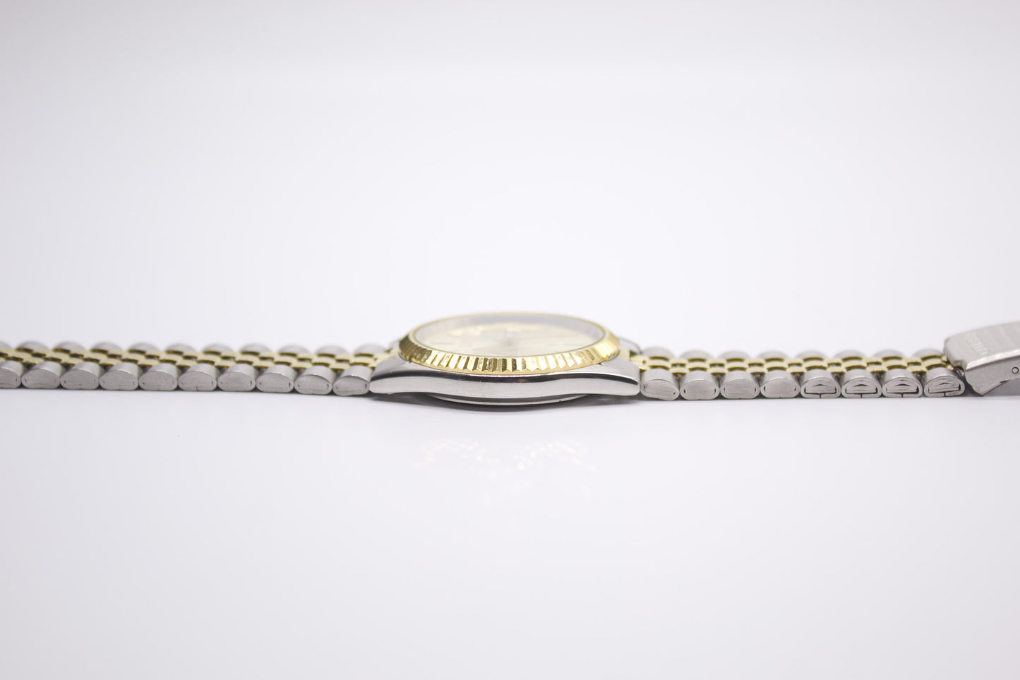 1990s Citizen Baby 'Day-Date' Champagne Dial Two Tone Men's Wrist-Watch