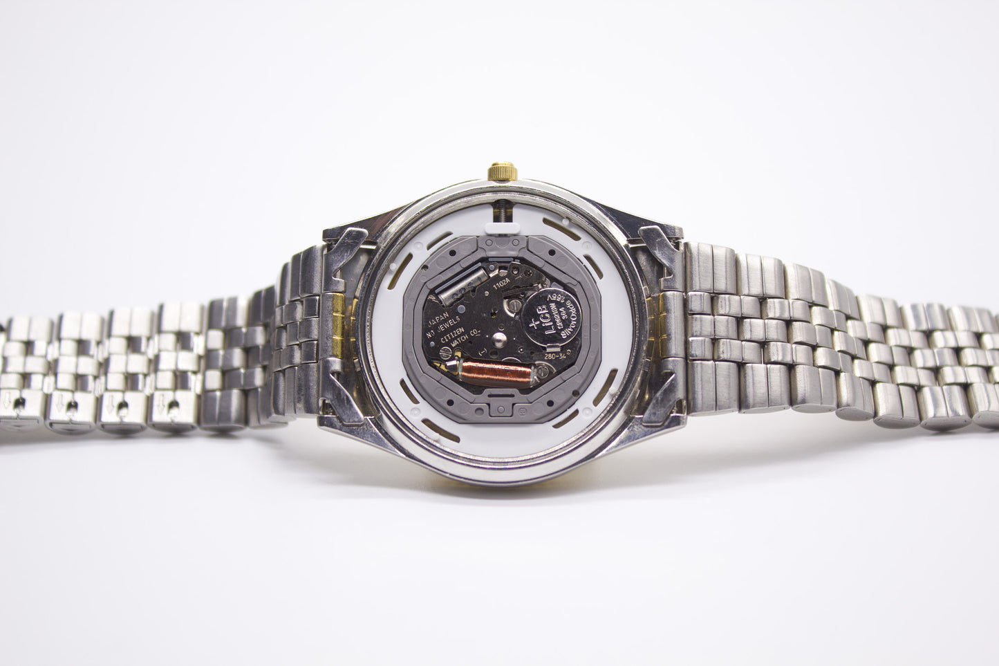 1990s Citizen Baby 'Day-Date' Champagne Dial Two Tone Men's Wrist-Watch