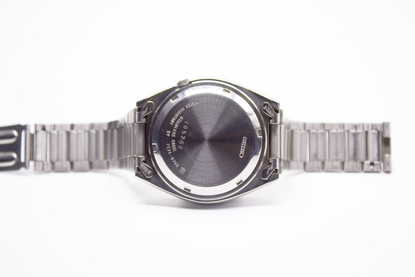 1997 Seiko 5 Midnight Blue Waffle Dial Men's Wrist-Watch