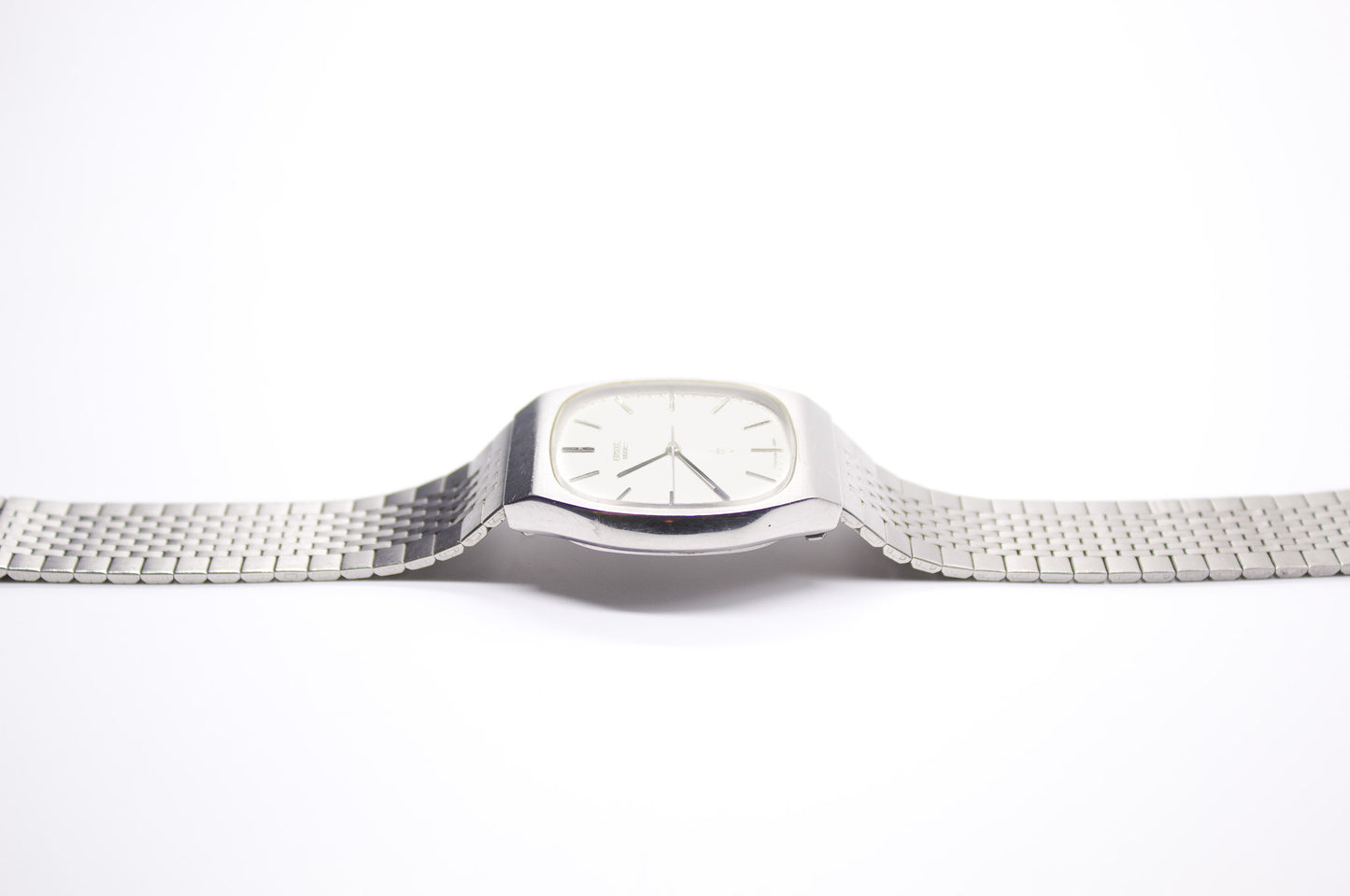 1979 Seiko Chariot Quartz Silver Ivory Dial Men's Wrist-Watch