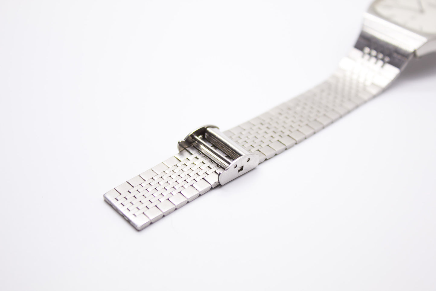 1979 Seiko Chariot Quartz Silver Ivory Dial Men's Wrist-Watch
