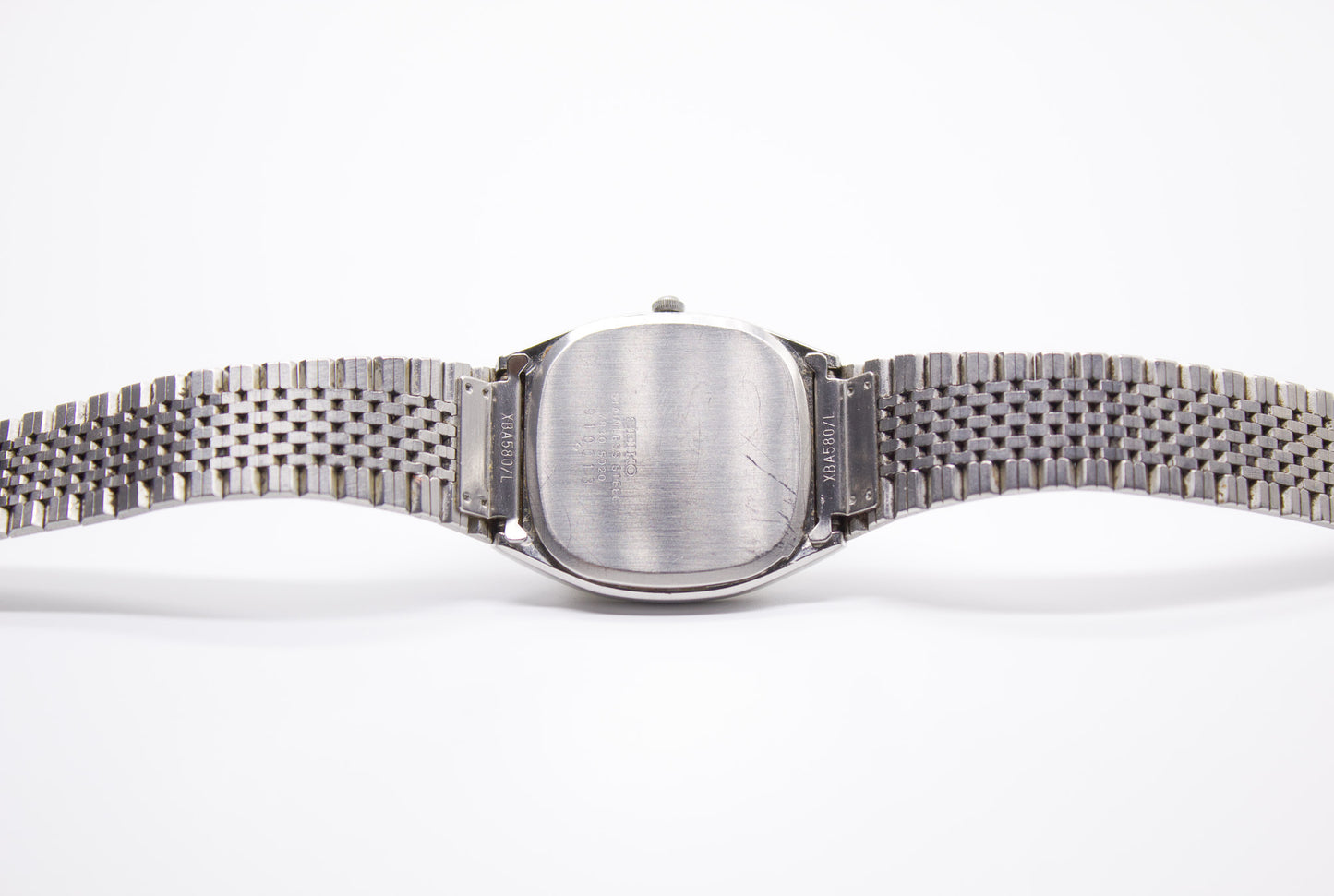 1979 Seiko Chariot Quartz Silver Ivory Dial Men's Wrist-Watch