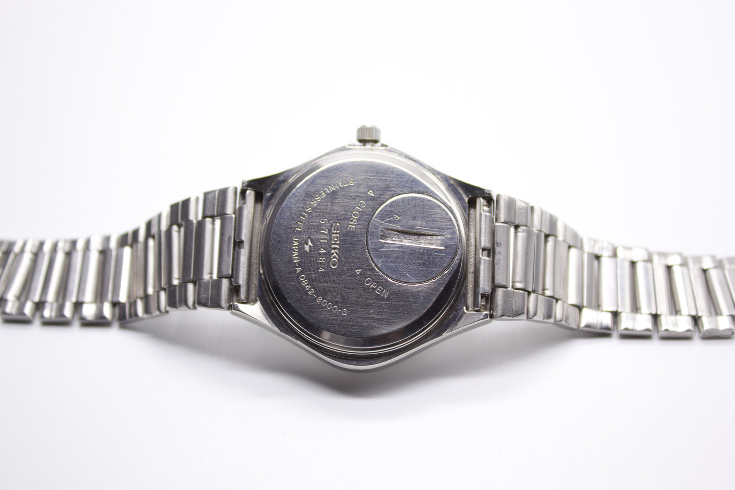 1975 Seiko Baby Snowflake Dial Men's Quartz Wrist-Watch