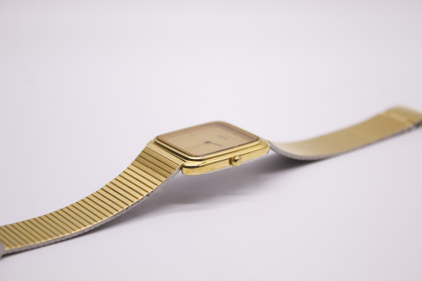 1986 Seiko Quartz Golden Tank Men's Wrist-Watch