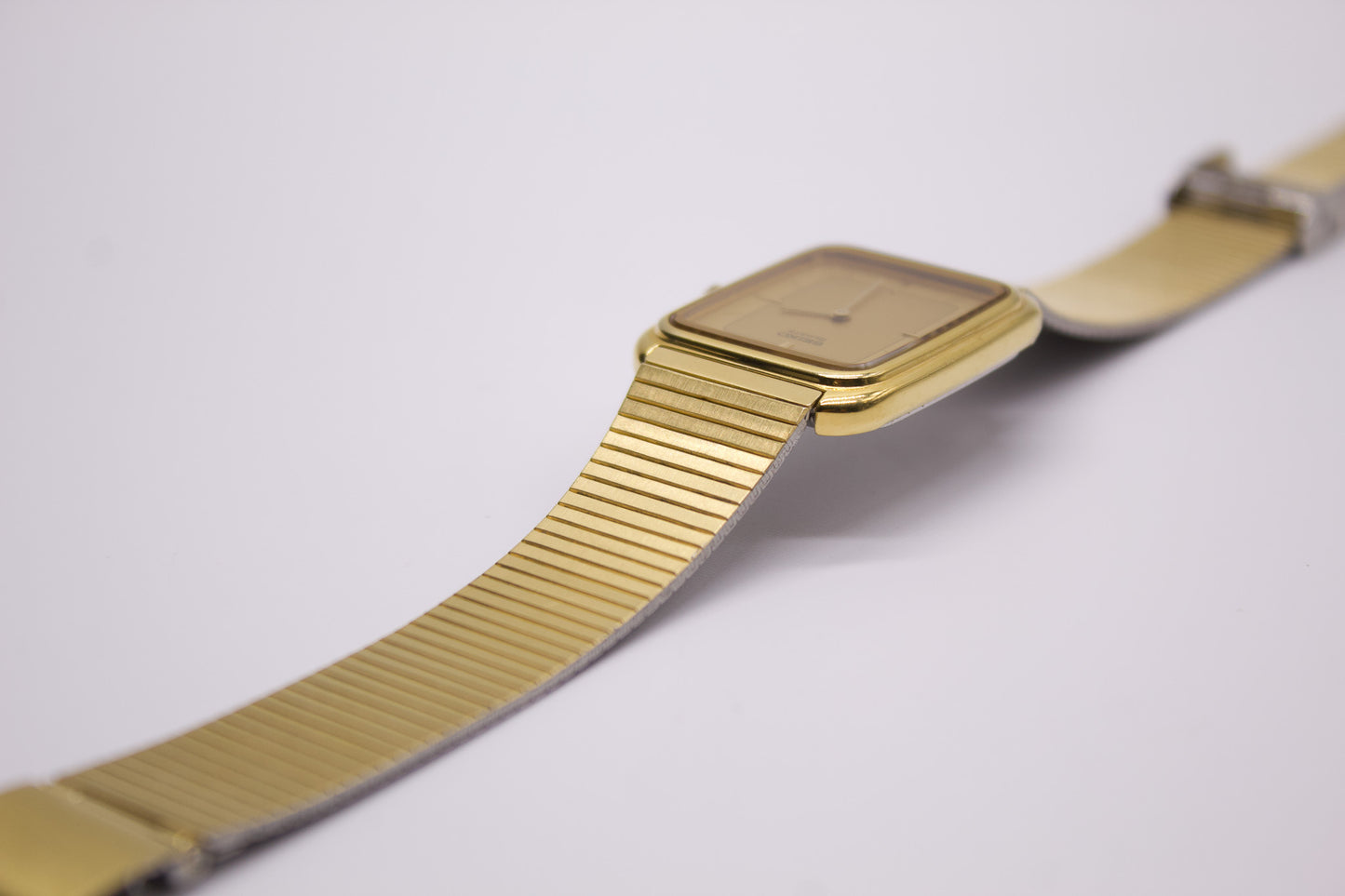 1986 Seiko Quartz Golden Tank Men's Wrist-Watch
