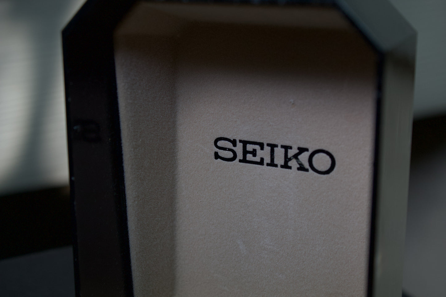 1985 Seiko SQ100 Gun-Metal Gray Men's Wrist-Watch (With Box)