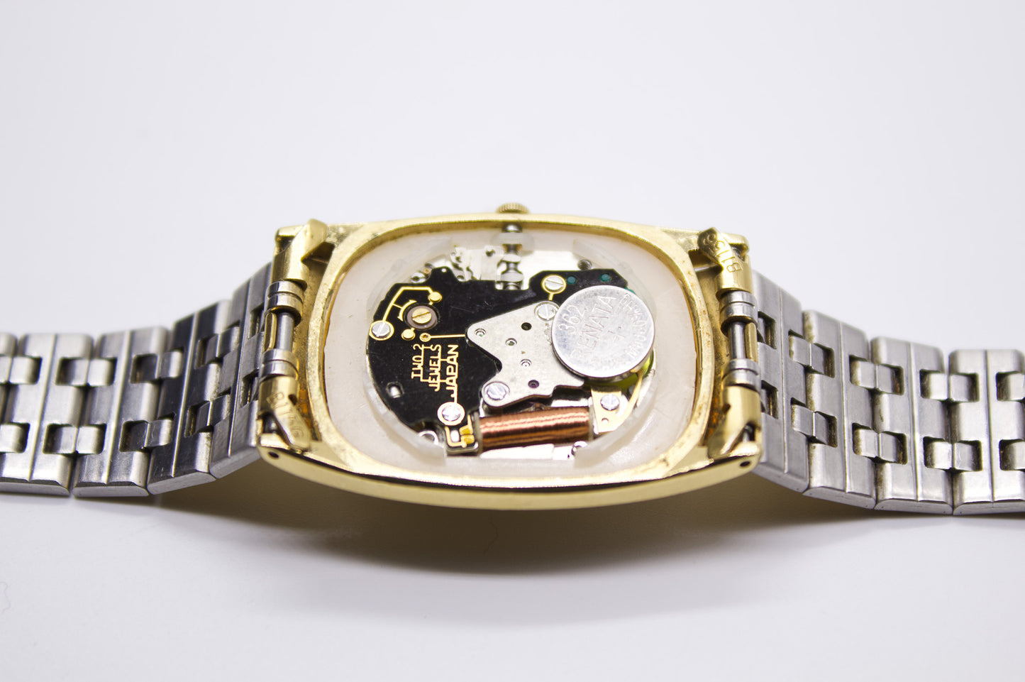 1984 Seiko 'Baby Ellipse' Gold toned Men's Wrist-Watch