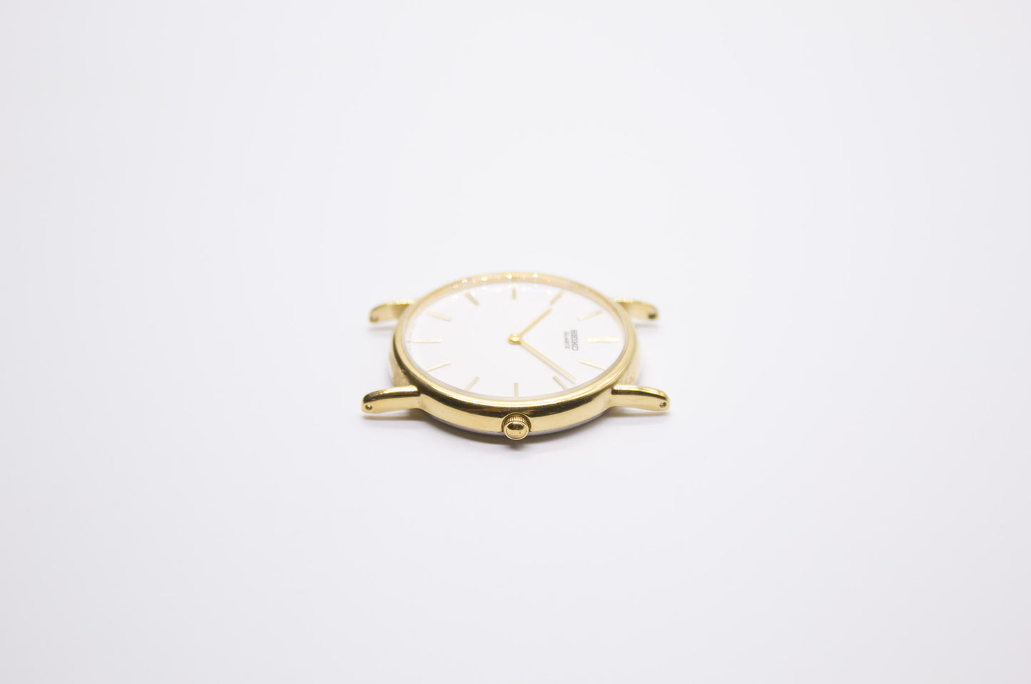 1991 Seiko Quartz Pure White Dial Men's Wrist-Watch