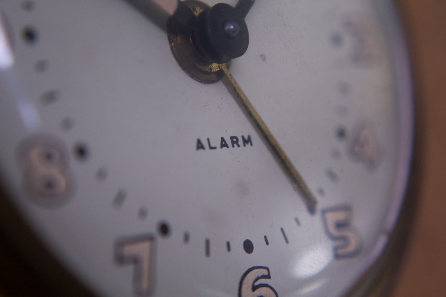 Vintage US Made Florn Mechanical Alarm Clock Decoration Piece