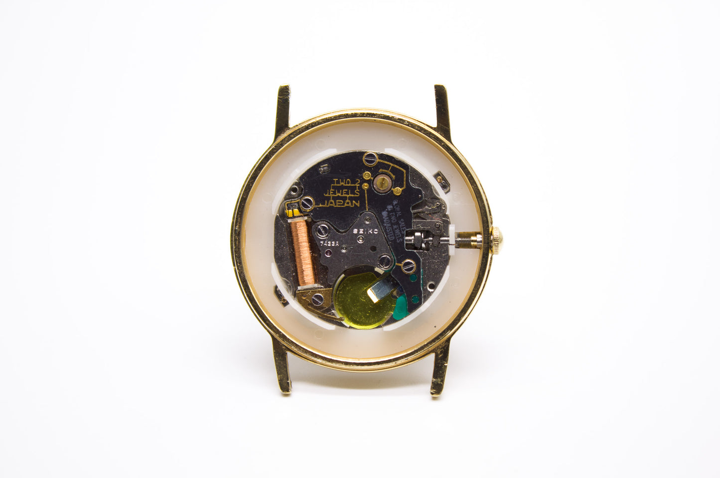 1984 Seiko Quartz 'Baby Deville' Gold Toned Men's Wrist-Watch