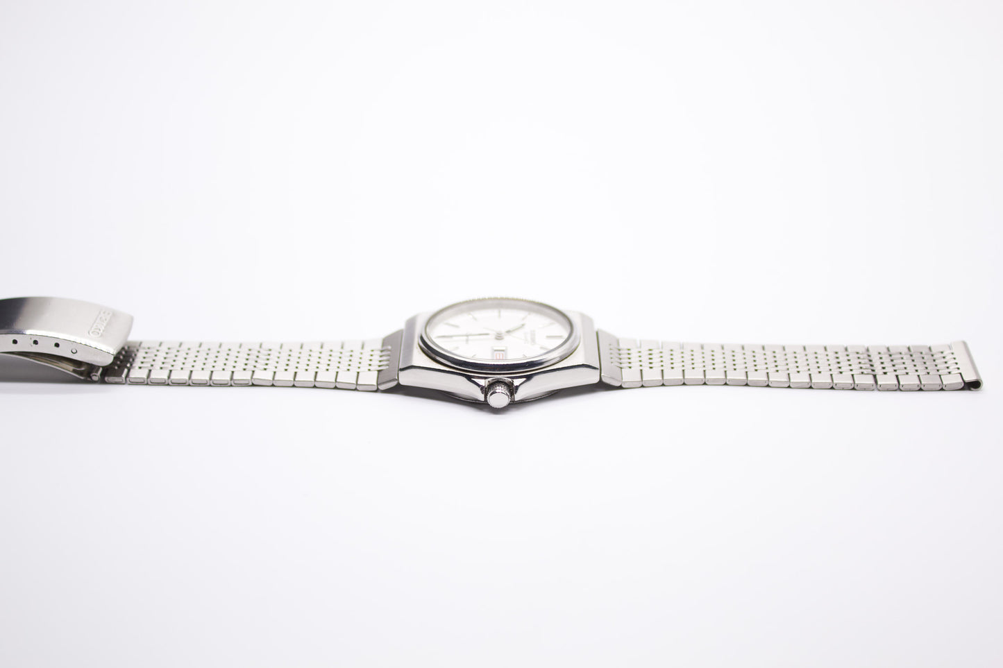 1983 Seiko Chronos Stark White Dial Men's Sport's Watch