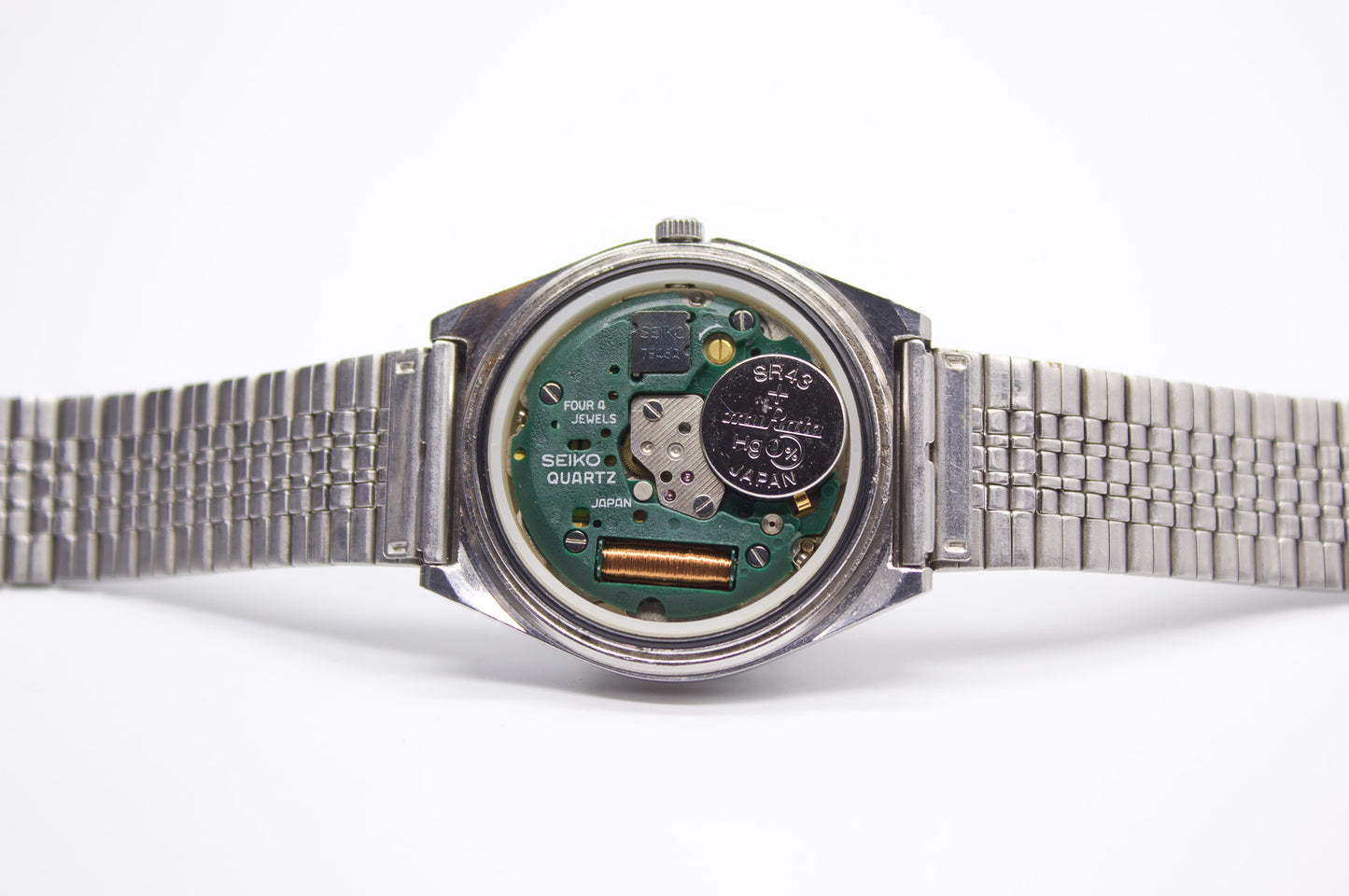 1978 Seiko Type II Emerald Green Sunburst Dial Men's Wrist-Watch