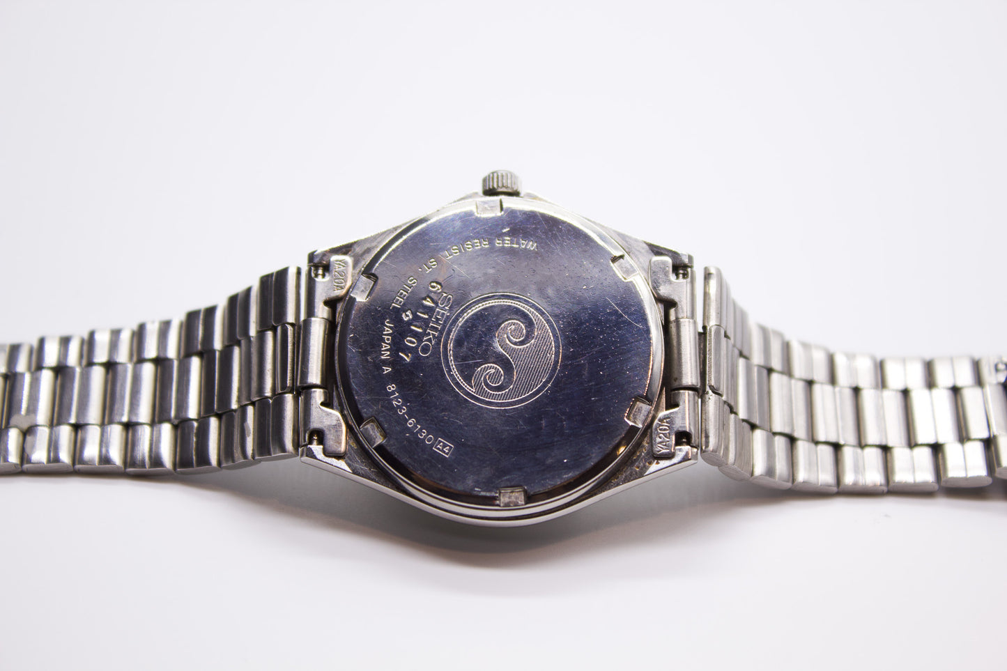 1986 Seiko Chronos Brilliant Silver Dial Lady's Wrist-Watch