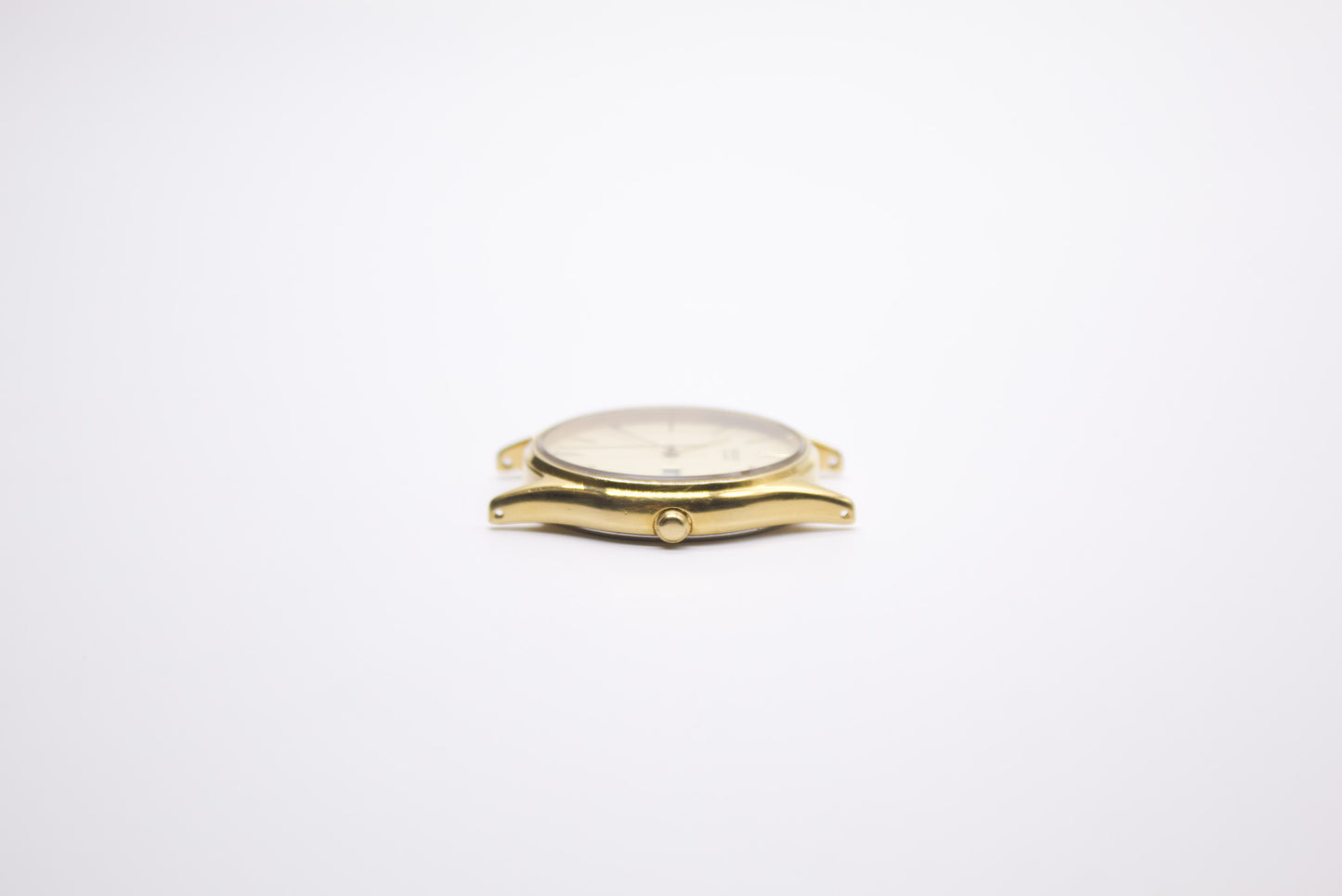 1991 Seiko Warm Gold Toned Men's Dress Wrist-Watch