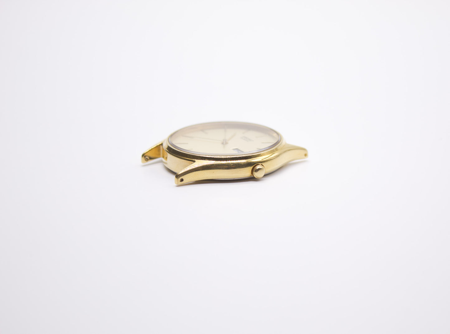 1991 Seiko Warm Gold Toned Men's Dress Wrist-Watch