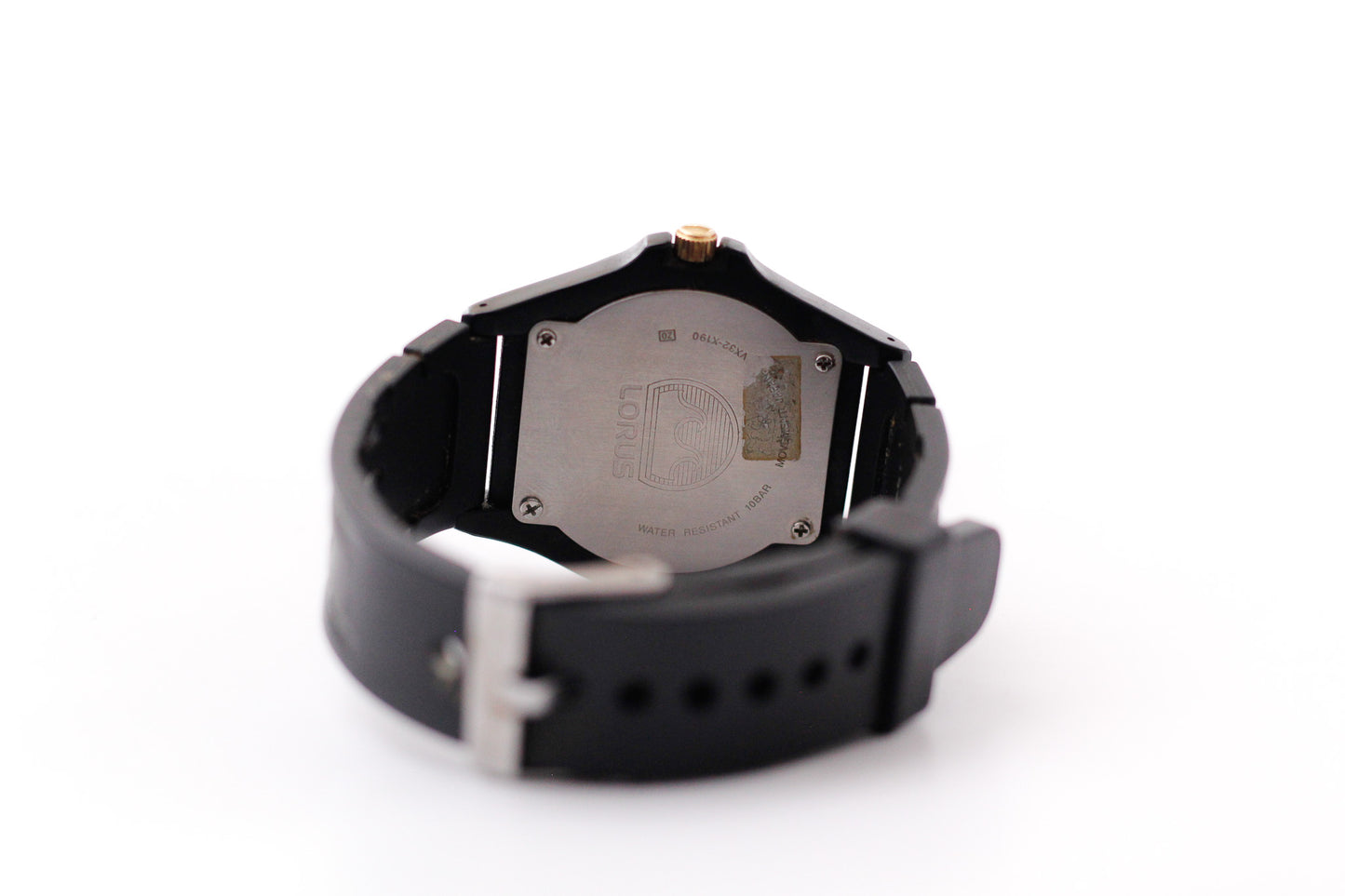1990s Lorus Quartz Matte Black Dial Men's Wrist-Watch