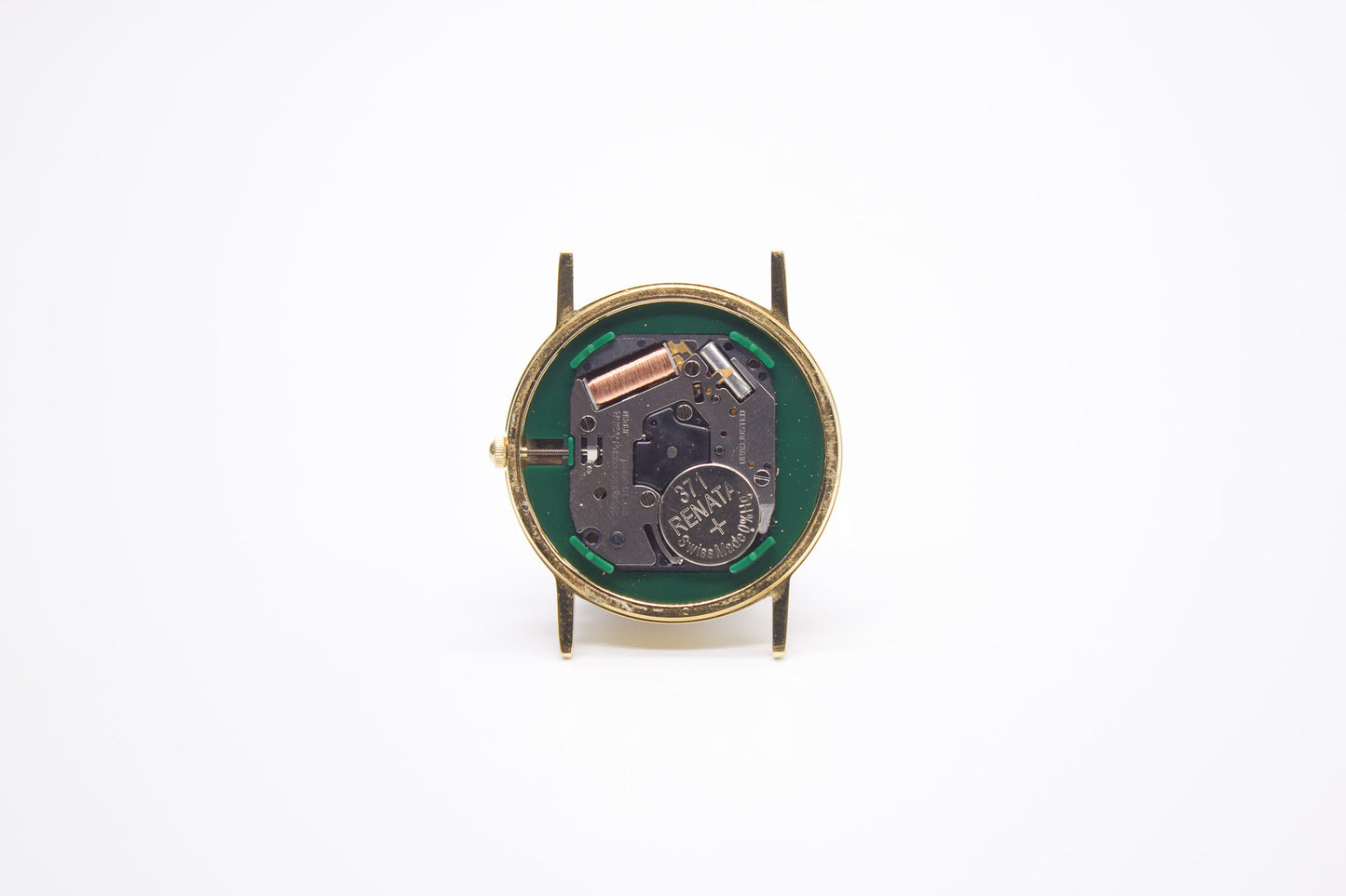 1990 Seiko Quartz Golden Flan Dial Roman Numerals Men's Wrist-Watch