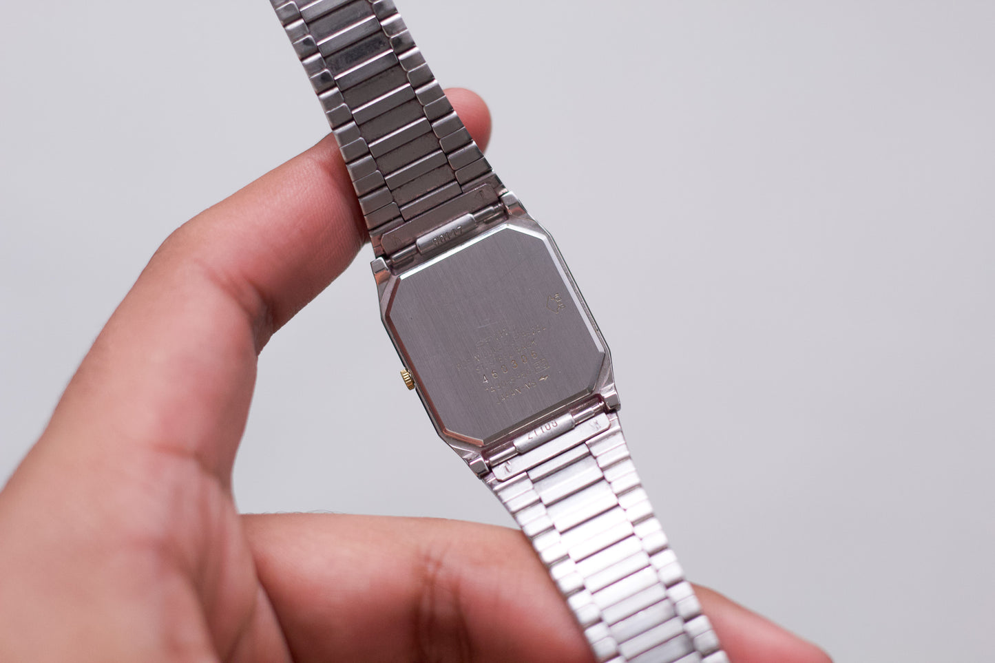1984 Seiko Quartz 'Galaxy' Dial Tank Men's Wrist-Watch