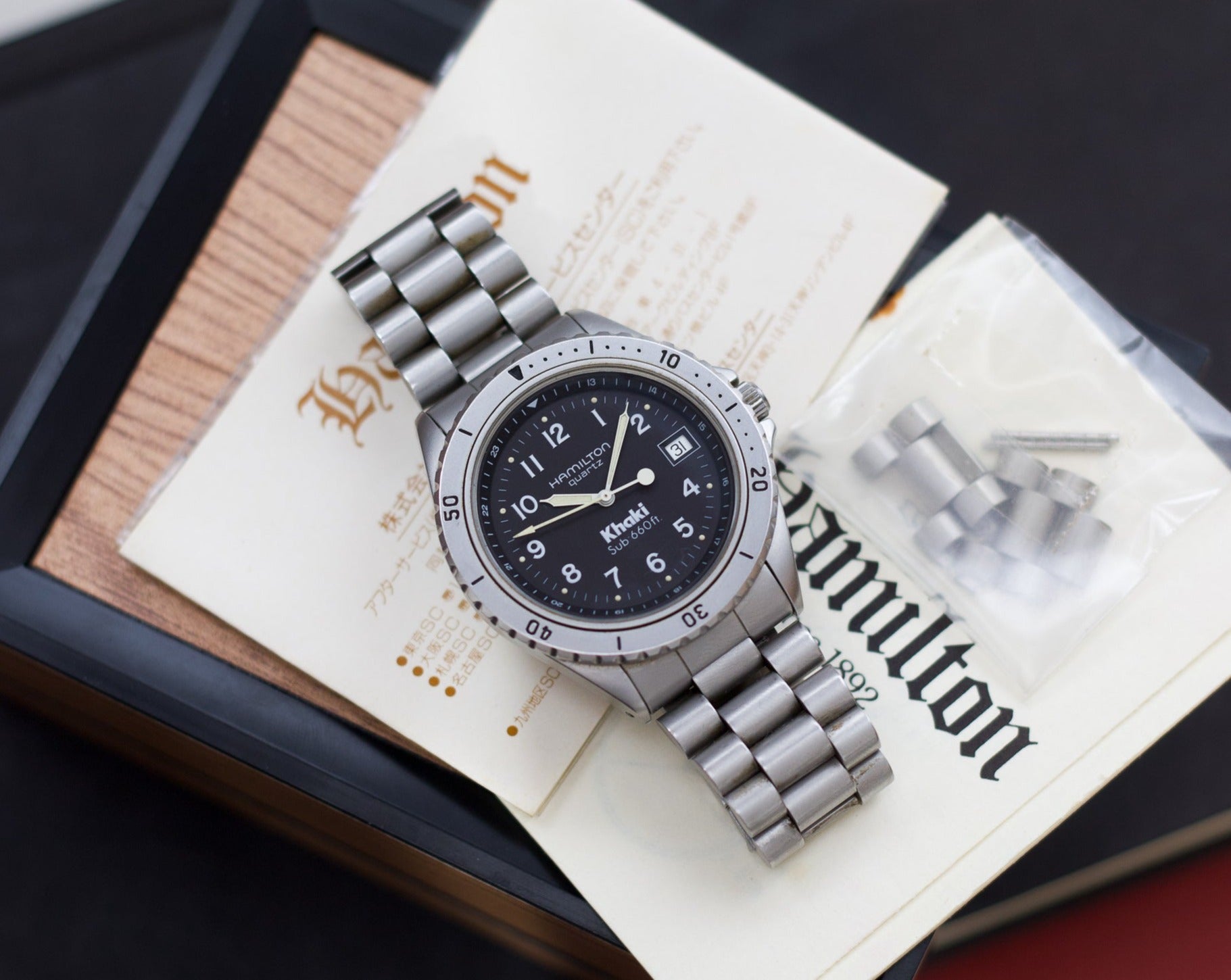 1990s Hamilton Khaki Sub-660 Quartz Full-Set – Mecalco & Co.