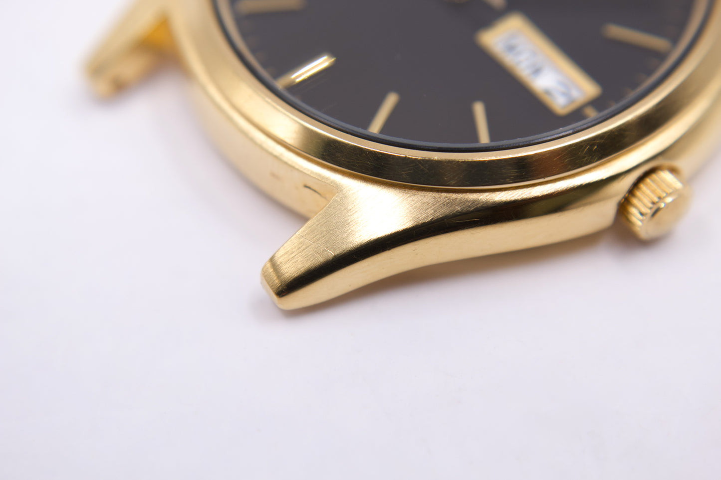 1994 Seiko Gold Toned Quartz Men's Wrist-Watch With Box/Papers